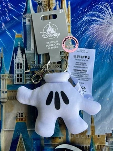 2025 Disney Parks Mickey Mouse Glove Plush Keychain New - Picture 1 of 2