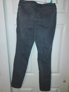 Vintage Faded Glory Jeans Gr. 8A Velvet Touch Skinny Jeans Dark Wash Grau - Bild 1 von 5
