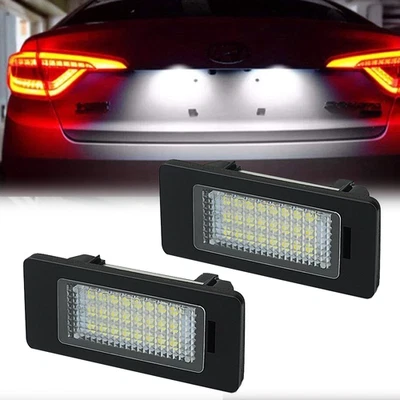 2pcs Error Free LED License Plate Light Bulb For BMW E90 E92 E39 E60 E61 M5 E70 - Image 1 of 4