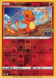 Charmander #008/078 Pokemon Pokemon GO Reverse Holo Lightly played - Picture 1 of 1