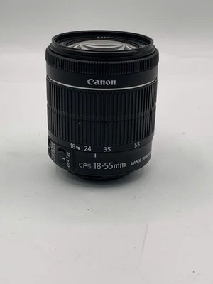 Canon EF-S 18-55mm F/3.5-5.6 III Camera Lens Black - Image 1 of 4