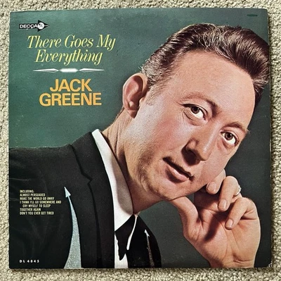 JACK GREENE - There Goes My Everything LP w/ INNER 1967 Decca DL4845 * /nMINT- - Image 1 of 4