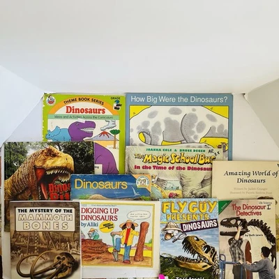 Lot of 10 Dinosaur Prehistoric Era Animals Children Books Instant Library 2 - Image 1 of 4