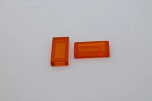 Lego 10x Platte Fliese 1x2 plate tile 3069b transparent trans-orange - Picture 1 of 1