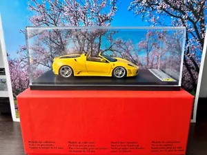 VERY RARE! LOOKSMART LS130B FERRARI F430 SPIDER YELLOW 1:43 NO BBR,TECNOMODEL,MR - Picture 1 of 14