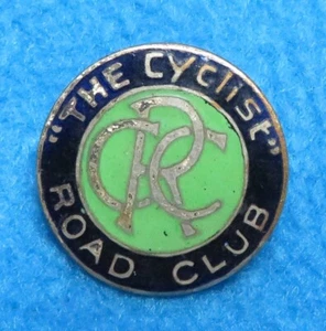 The Cyclist road club enamel badge vintage #3447 - Picture 1 of 3