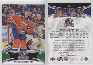 2016-17 Upper Deck AHL Green Ryan Hamilton #65