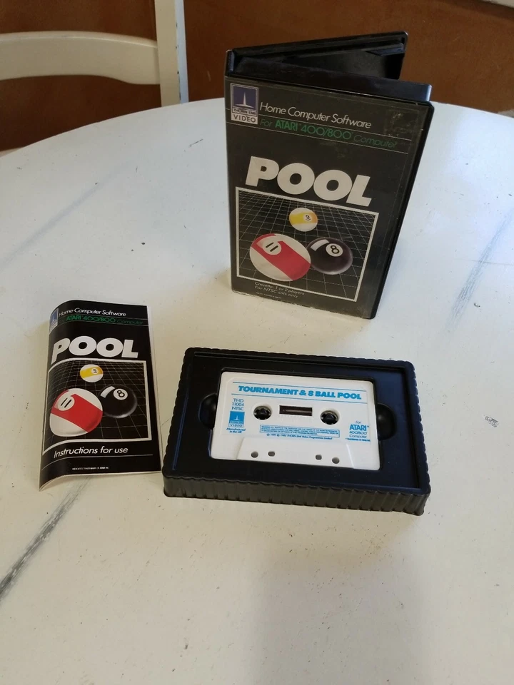 De colección Atari 400/800 PISCINA Cassette Hogar Computadora Sortware (Thorn EMI Video)  Foto 1 de 4