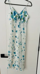 California Dynasty Chemise Mujer M Floral Babydoll Satén Camisón Prendas para dormir - Imagen 1 de 4