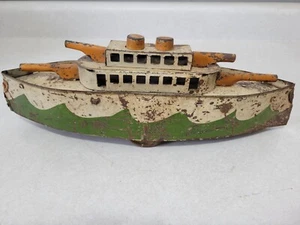 Vintage Antique Battleship Hill Climber Metal Toy Dayton Tonka Structo RARE - Picture 1 of 4