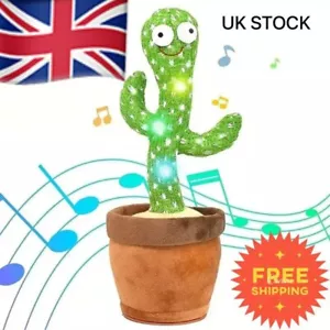 Talking Toy Dancing Cactus Doll Repeat Speak Sound Record Re Kids Birthday Gift - Picture 1 of 5