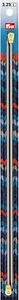 Prym knitting needles 1 pr pins size 3.25mm length 35cm single point aluminium - Picture 1 of 1