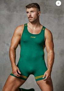 Coyote Jocks Hunter Green Singlet - Picture 1 of 3
