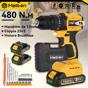 25+3 TRAPANO AVVITATORE A PERCUSSIONE BATTERIA LITIO PERFORATORE CACCIAVITE - Bild 1 von 20