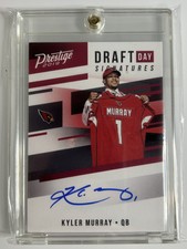 2019 Prestige Draft Day Signatures Kyler Murray On Card Auto RC Cardinals SSP