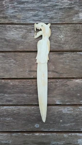 Greenland Inuit Tupilak Hand Carved "Bear Figurine" - Picture 1 of 6