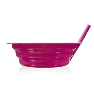 Pink Cereal Sip-a-Bowl 22 oz. - BPA-Free Plastic - Dishwasher Safe - Image 1 of 4