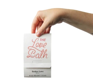 Big Heart Tea Co. Love Bath Butter Love (Bath Tea), with Organza Gift Pouch - Picture 1 of 5