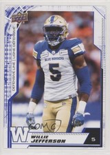 2020 Upper Deck CFL Blue Willie Jefferson #3
