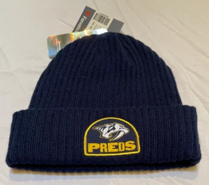 Nashville Predator PREDS NHL Stadium Series 2022 Winter Ribbed Knit Navy Hat NWT - Picture 1 of 2