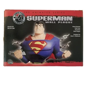 2003 DC Direct Justice League Animated Series SUPERMAN Wall Plaque - NEW - Picture 1 of 9