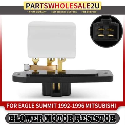 Resistencia del motor del soplador del calentador para Mitsubishi Mirage 93-02 Eagle Summit 1992-1996 Foto 1 de 4