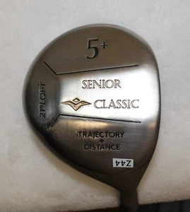 */NEW GRIP- Senior Classic 21* #5+ FW- RH - Men's- Graphite - Seniors Flex #Z44 - Picture 1 of 12