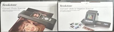 Brookstone iConvert Slide & Film Scanner AND Photo Scanner BOTH ITEMS NEW - Image 1 of 2