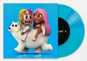 6ix9ine Nicki Minaj Trollz 7 inch Vinyl Limited Baby Blue Alt Artwork 7" Record - Picture 1 of 1