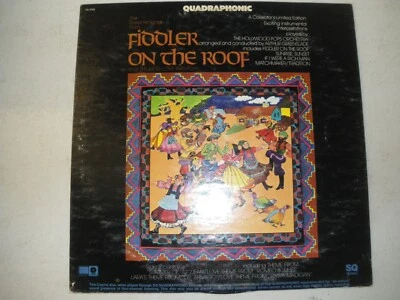 Fiddler on the Roof Quad LP  - Hollywood Pops Orchestra - Capitol 6765 - Image 1 of 3