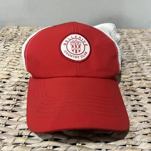 Bellerive Country Club Imperial Red Baseball Hat Mesh Golf Polyester St. Louis - Picture 1 of 7