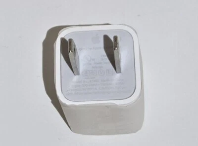 Adaptador de corriente cubo cargador de pared USB Apple A1385 5W para iPhone **Blanco *Original  Foto 1 de 4