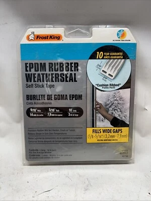 Frost King Weather Seal White Self Stick EPDM Rubber - Image 1 of 3