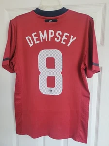 Nike USA US Soccer USMNT 2011 Away Jersey PI Clint Dempsey #8 Size M - Picture 1 of 10