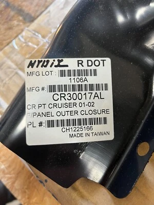 CH1225166 - Driver Side Radiator Support Outer Closure Panel Foto 1 de 4