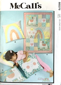 McCall's  8376 Quilt or Wall Hanging and Pillows    Sew Sweet Chic - Picture 1 of 2