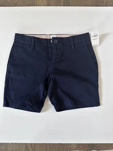 NEW Gap Kids Navy Shorts Size 6 25" Waist School Uniform - Picture 1 of 5