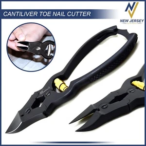 Cantilever Black Heavy Duty Thick Nails Nipper Clipper Cutter Chiropody Podiatry - Picture 1 of 4