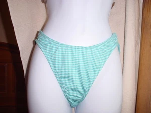 Victoria's Secret Badeanzug Bikiniunterteil mittelblau neu ohne Etikett - Bild 1 von 2