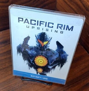 Pacific Rim Rising (2018) STEELBOOK (Blu-ray)-NEW- PROTECTIVE SLEEVE -Free S&H! - Picture 1 of 9