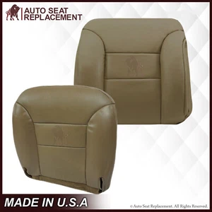 1995 To 1999 GMC Sierra & Chevy Tahoe Suburban Synthetic Leather Seat Cover Tan - Picture 1 of 17