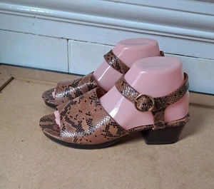 UK Size 6 Top Shop Women's Ladies Leather Summer Sandals EU 39 Brown - Picture 1 of 12