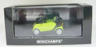 Minichamps 430039005, Smart Cabrio & Passion, 2000, aquagrün, 1/43, NEU&Ersatzk. - Bild 1 von 4