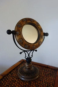 Wood Frame Table Mirror - New - Picture 1 of 3