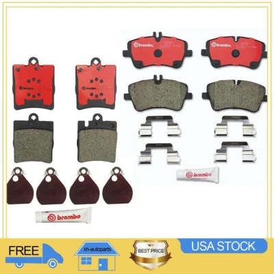 Front & Rear Ceramic Brake Pads Set For Mercedes-Benz C240 2005 2004 XH - Image 1 of 4