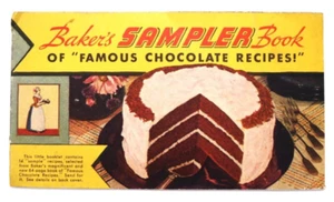 1936 Baker's Chocolate Sampler Book of Famous Chocolate Recipes - Picture 1 of 6