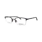 Adensco Gunmetal Half Rim Eyeglasses Frames 51mm 20mm 145mm - AD103 1J1