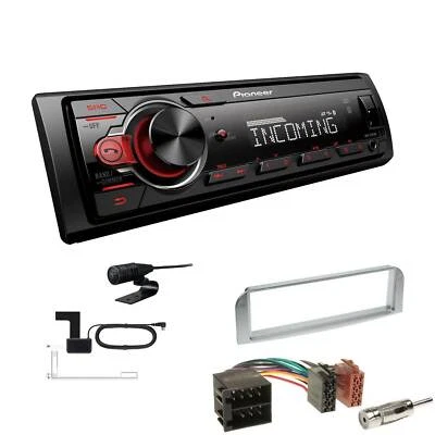 Pioneer MVH-330DAB Autoradio Bluetooth DAB Einbauset für Alfa Romeo GT silber - Bild 1 von 4