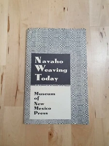 $20 CLEARANCE Vtg Navaho Navajo Weaving Today Native American Craft Book - Picture 1 of 4
