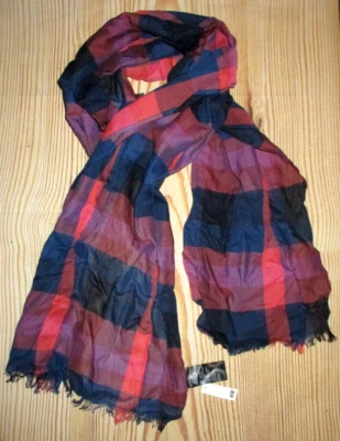 BUFANDA LIGERA A CUADROS A CUADROS H&M PARA HOMBRE  Foto 1 de 4